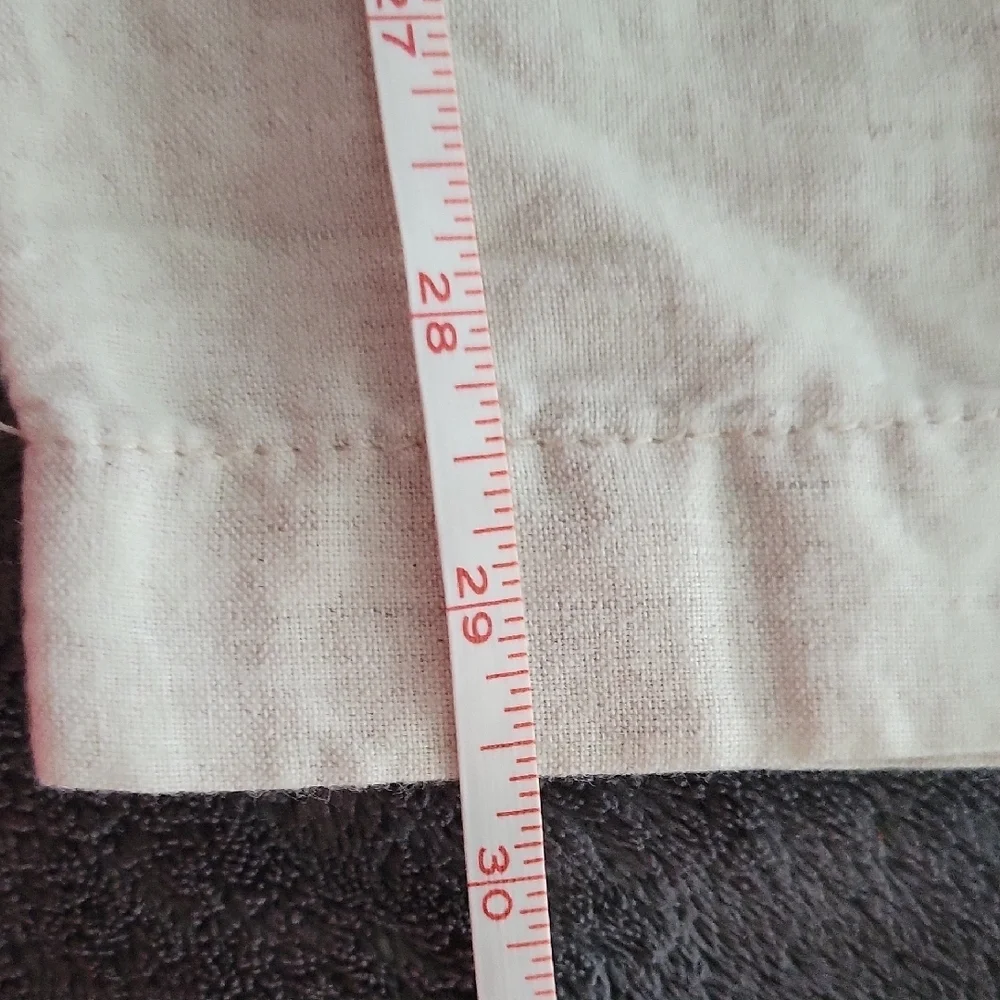 Banana Republic Cream Linen Pants